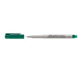Marker nopermanent OHP zielony F 0,6mm 151463 FABER CASTELL