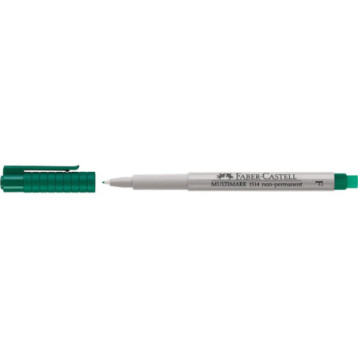 Marker nopermanent OHP zielony F 0,6mm 151463 FABER CASTELL Marker nopermanent OHP zielony F 0,6mm 151463 FABER CASTELL