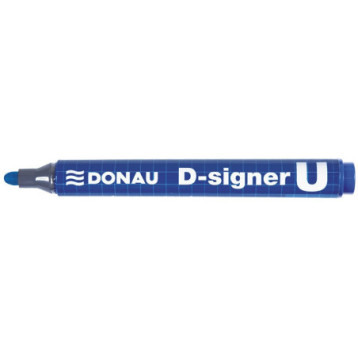Marker permanentny D-SIGNER U niebieski okrągła koncówka 2-4mm 7371001-10PL DONAU Marker permanentny D-SIGNER U niebieski okrągła koncówka 2-4mm 7371001-10PL DONAU