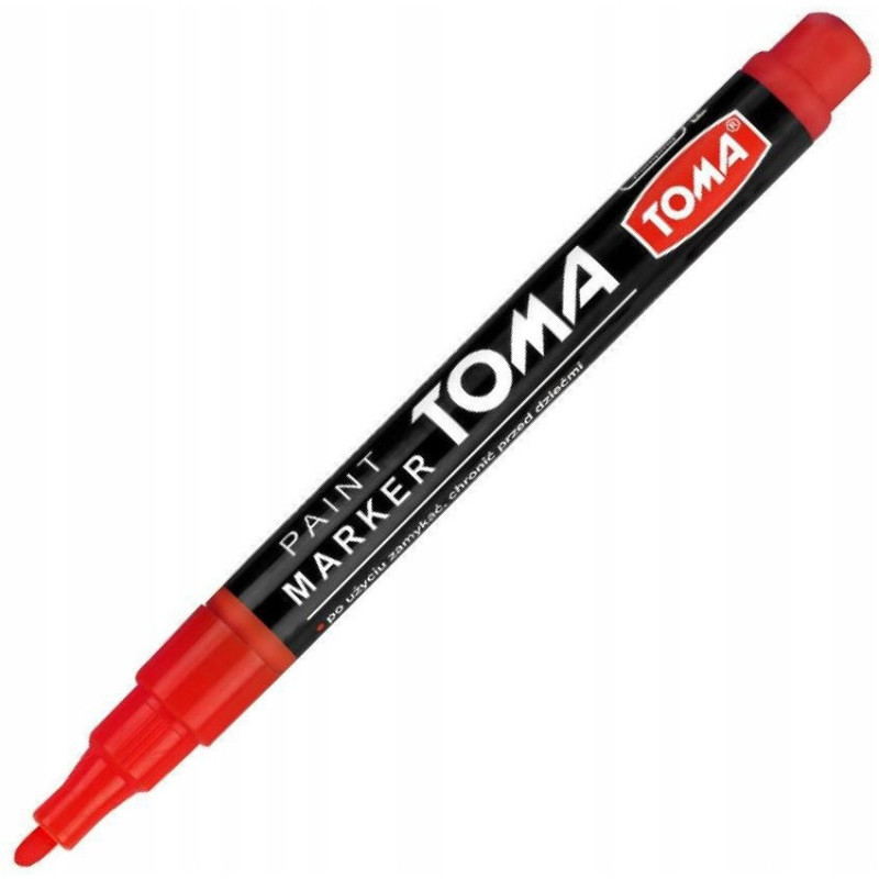 Marker olejowy F czerwony 1,5mm TO-441 TOMA Marker olejowy F czerwony 1,5mm TO-441 TOMA