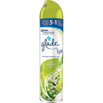 Odświeżacz w sprayu BRISE/GLADE 300 ml konwalia Odświeżacz w sprayu BRISE/GLADE 300 ml konwalia