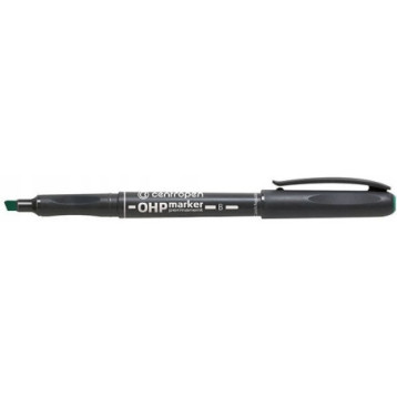 Marker permanentny OHP 1-3mm zielony 2638 CENTROPEN Marker permanentny OHP 1-3mm zielony 2638 CENTROPEN