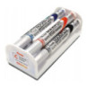 Marker do tablic PENTEL MAXIFLO komplet 4szt z gąbką MWL5S-4N