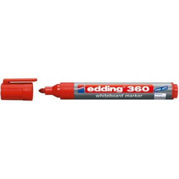 Marker do tablic czerwony okrągła końcówka 1.5-3mm 360/002/CZ EDDING Marker do tablic czerwony okrągła końcówka 1.5-3mm 360/002/CZ EDDING