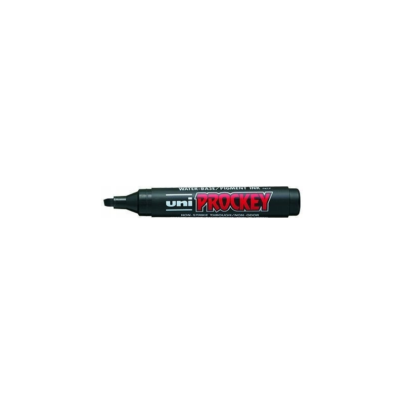 Marker permanentny UNI PM-126 czarny ścięty PROCKEY