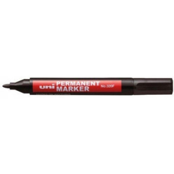 Marker permanentny NO-320F okrągły czarny UNI