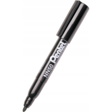 Marker permanentny NN50 czarny okrągła końcówka PENTEL