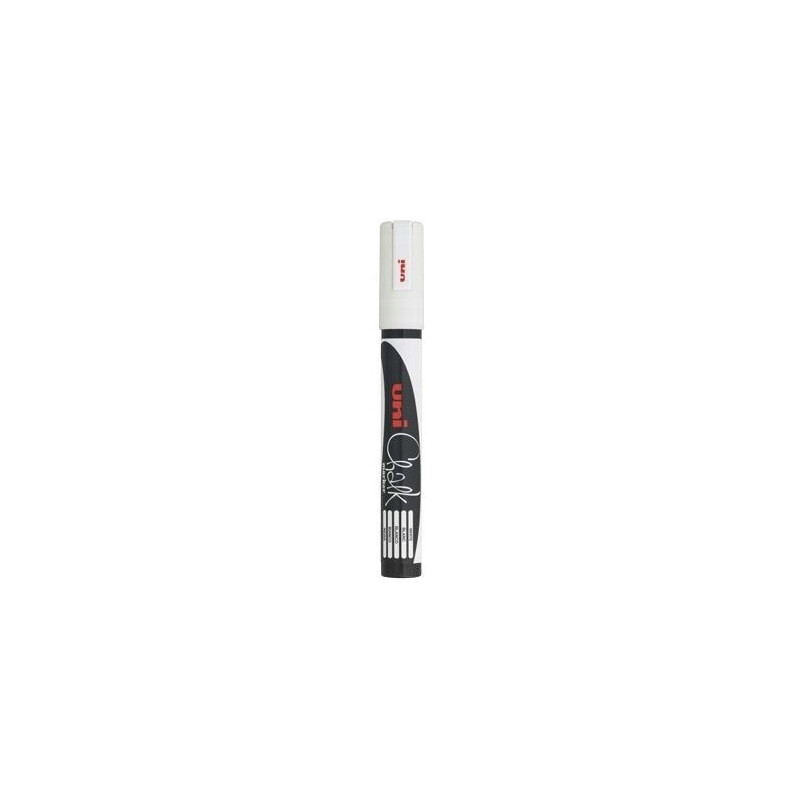Marker kredowy UNI PWE-5M 1.8mm-2.5mm biały UNPWE5M/DBI