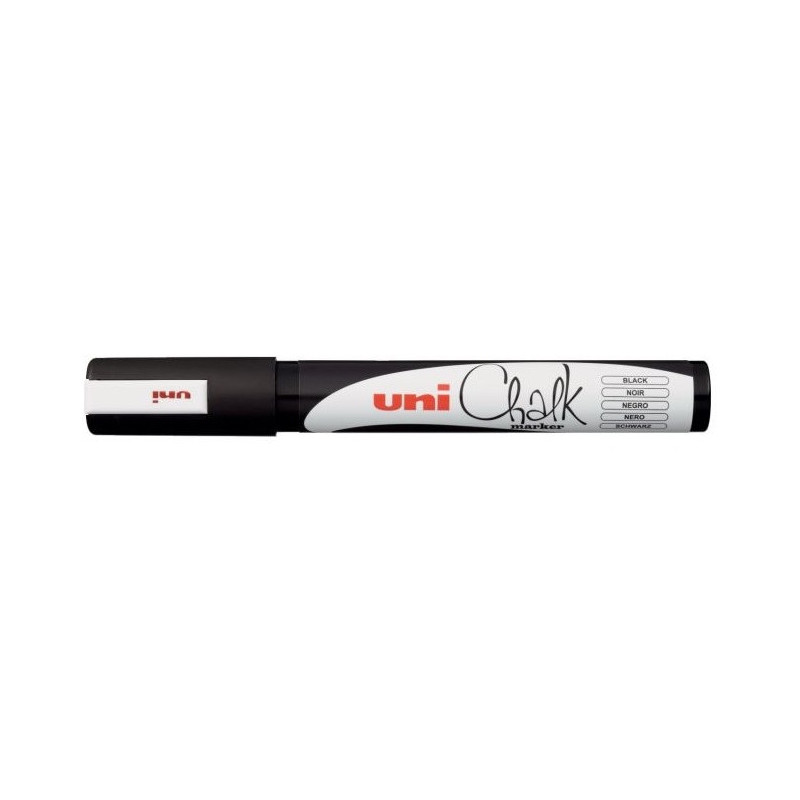 Marker kredowy UNI PWE-5M 1.8mm-2.5mm czarny UNPWE5M/DCA Marker kredowy UNI PWE-5M 1.8mm-2.5mm czarny UNPWE5M/DCA