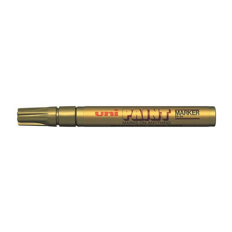 Marker olejowy PX-20 błyszczący złoty UNI