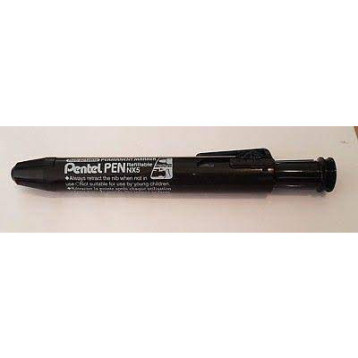 Marker permanentny czarny z systemem przyciskowym NX5A PENTEL Marker permanentny czarny z systemem przyciskowym NX5A PENTEL