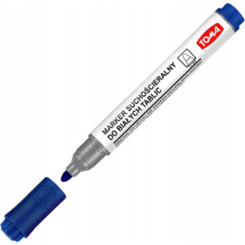 Marker suchościeralny niebieski okrągły TO-266 TOMA