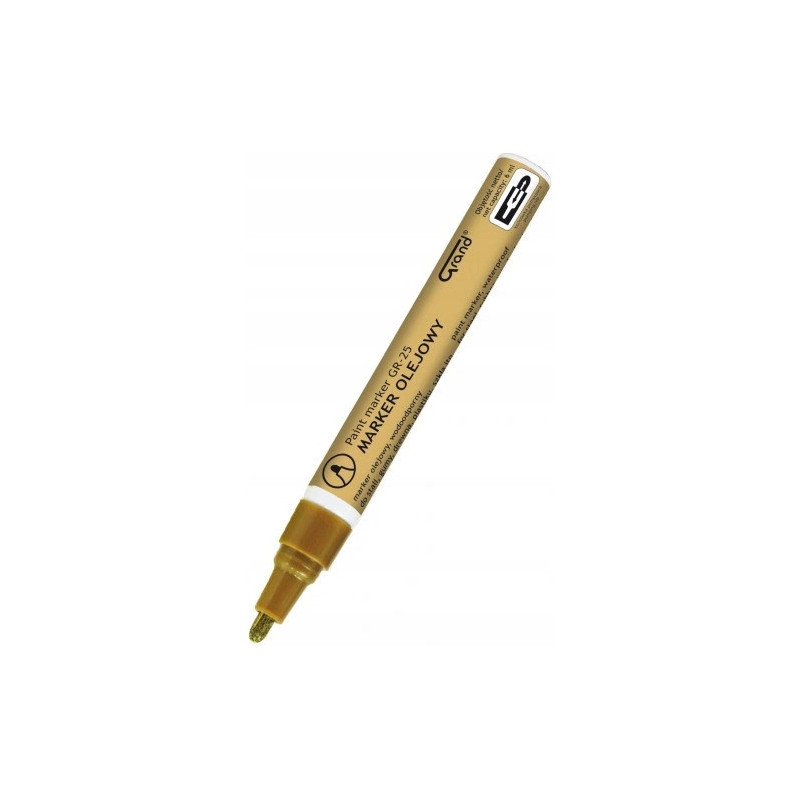 Marker olejowy GR-25 złoty GRAND