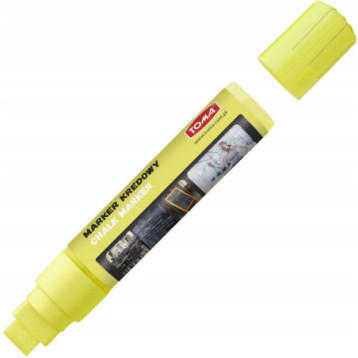 Markery kredowe końcówka 15x8mm żółte TO-290 72 TOMA Markery kredowe końcówka 15x8mm żółte TO-290 72 TOMA