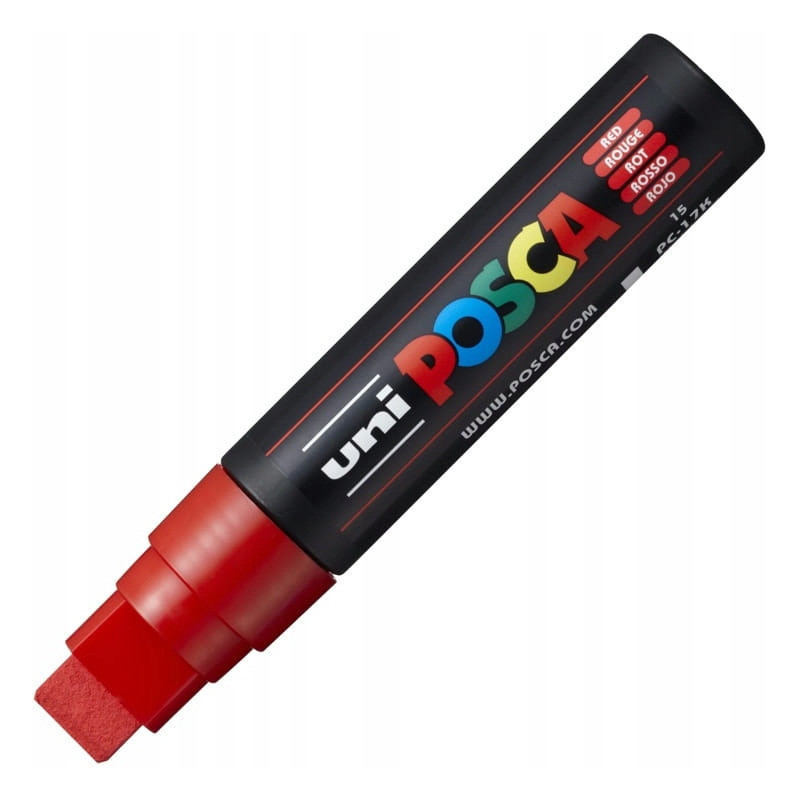 Marker z farbą plakatową Posca PC-17K, czerwony, Uni