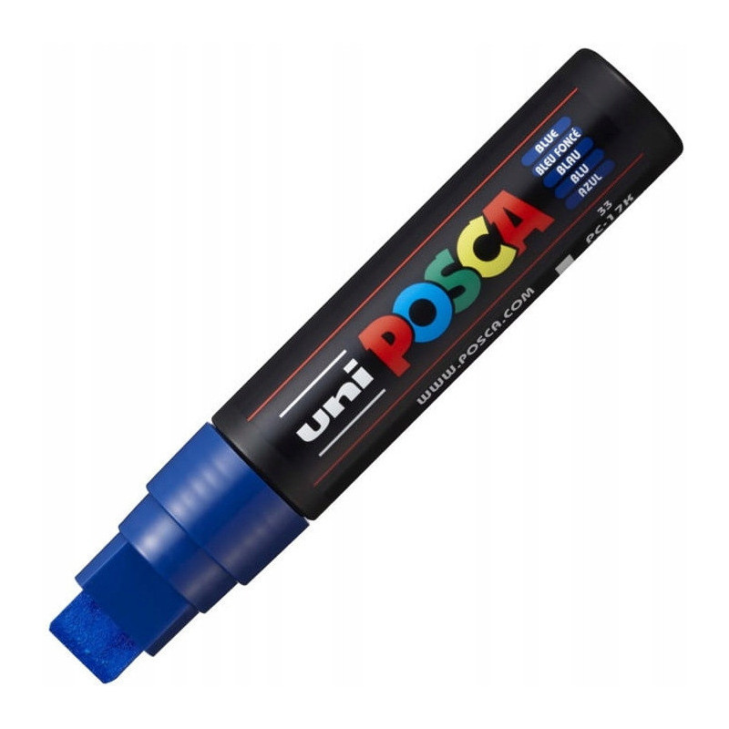 Marker z farbą plakatową UNI Posca PC-17K niebieski