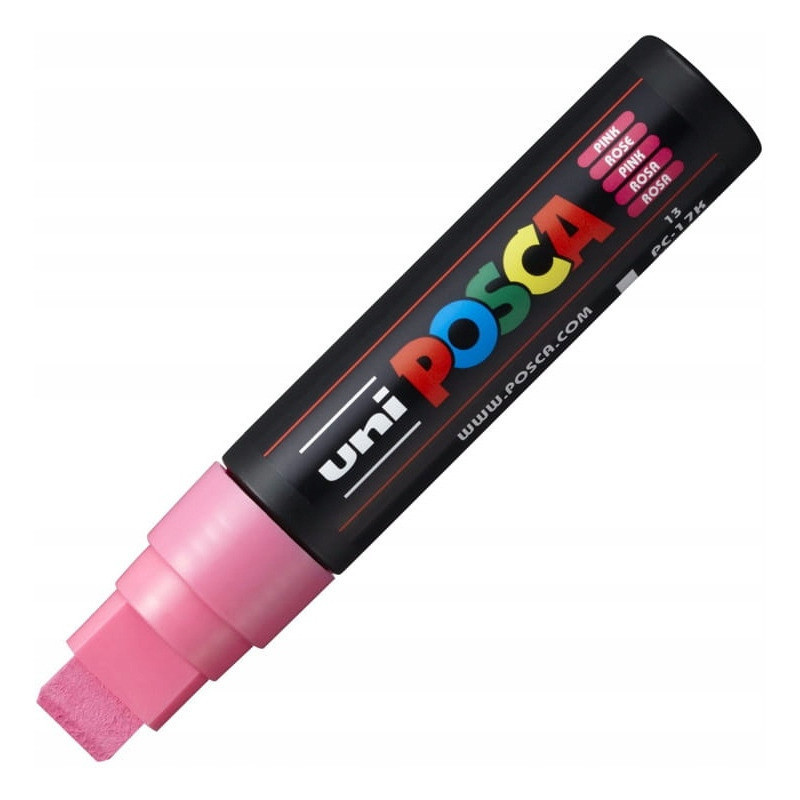 Marker z farbą plakatową Posca PC-17K, różowy, Uni