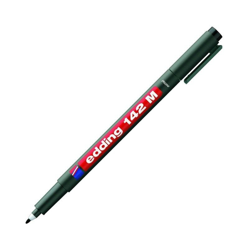 Marker niezmywalny do folii 1mm czarny 142M/001/C ED EDDING
