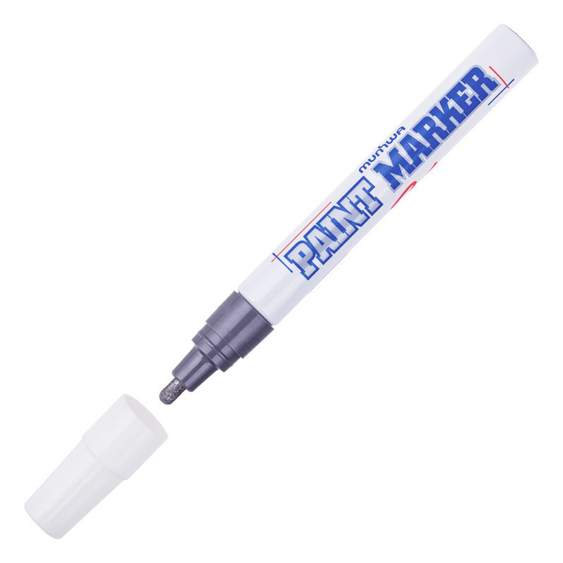 Marker olejowy 4mm srebrny MUNHWA