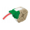Kaseta z samoprz.poliestrową taśmą 12mm czerwona 10m 7015-00-25 LEITZ ICON