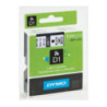 Taśma 9mm/7m czarny /biała 40913 DYMO S0720680