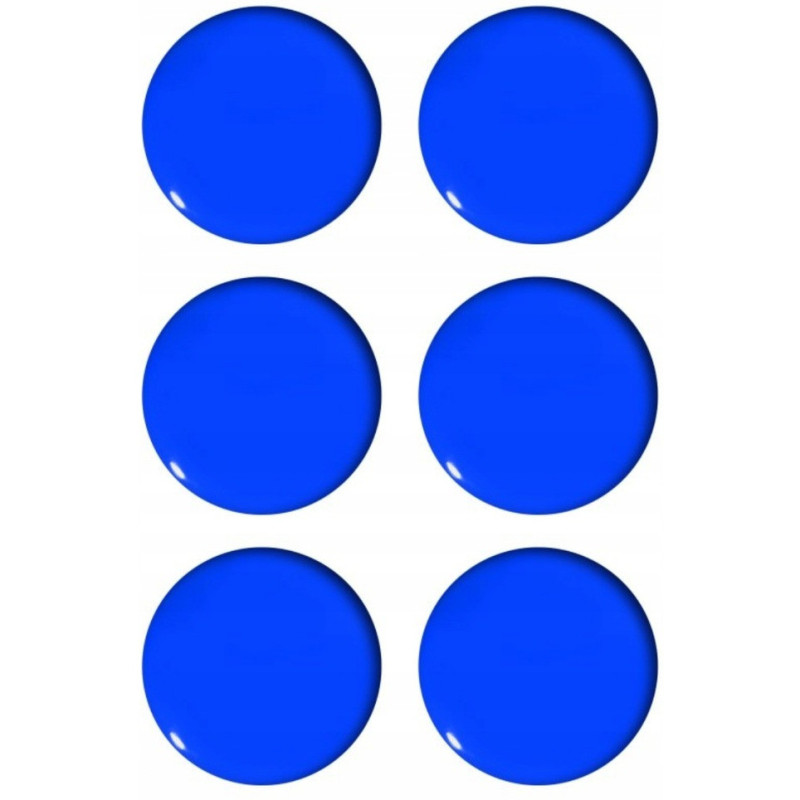 Magnesy do tablic niebieskie 20mm (6szt.) GM400-N6 TETIS