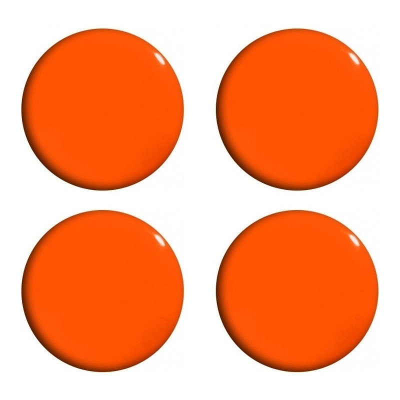 Magnesy do tablic pomarańczowe 40mm (4szt.) GM402-P4 TETIS