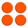 Magnesy do tablic pomarańczowe 40mm (4szt.) GM402-P4 TETIS