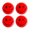 Magnesy do tablic czerwone uśmiechy 40mm (4szt.) GM303-SC4 TETIS