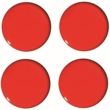 Magnesy do tablic czerwone wypukłe 40mm (4szt.) GM303-PC4 TETIS Magnesy do tablic czerwone wypukłe 40mm (4szt.) GM303-PC4 TETIS