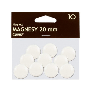 Magnesy 20mm GRAND białe (10szt.) 130-1689 GRAND