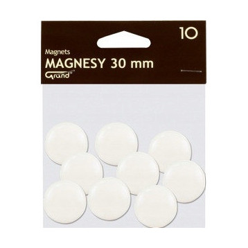 Magnesy 30mm GRAND białe (10szt.) 130-1693 GRAND
