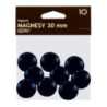 Magnesy 30mm GRAND czarne (10szt.) 130-1694 GRAND