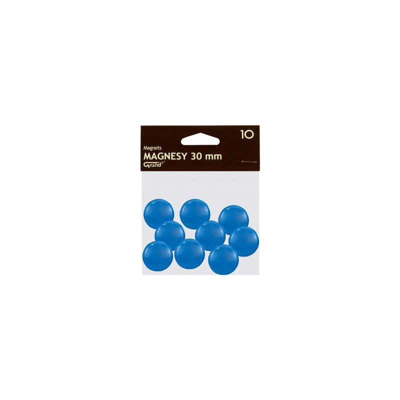 Magnesy 30mm niebieskie (10szt.) 130-1696 GRAND