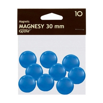 Magnesy 30mm niebieskie (10szt.) 130-1696 GRAND