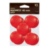 Magnesy 40mm czerwone (10szt.) 130-1701 GRAND