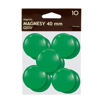 Magnesy 40mm zielone (10szt.) 130-1703 GRAND Magnesy 40mm zielone (10szt.) 130-1703 GRAND