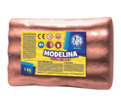 Modelina termoutwardzalna 1kg mleczna czekolada brązowa 304118006 ASTRA