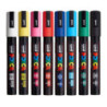 Marker UNI z farbą plakatową Posca PC-5M 8 kolorów