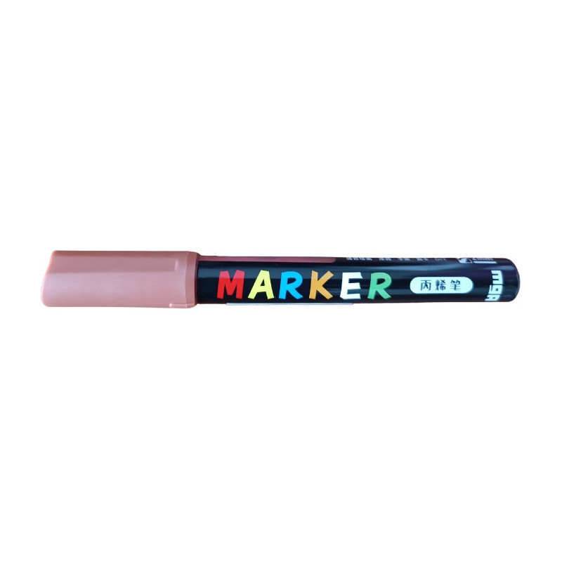 Marker akrylowy 1-2mm brązowy czerwonawy MG ZPLN6570-72