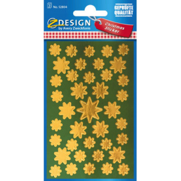 Naklejki Z-Design - złote gwiazdy 52804 AVERY ZWECKFORM Naklejki Z-Design - złote gwiazdy 52804 AVERY ZWECKFORM