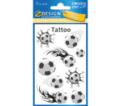 Naklejki tatuaże dla dzieci PIŁKA 56740 Z-DESIGN KIDS TATTOO AVERY ZWECKFORM
