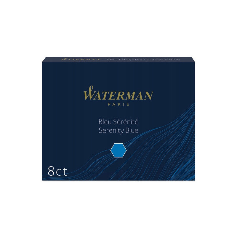 Naboje WATERMAN niebieskie (8szt.) S0110860