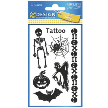 Naklejki tatuaże dla dzieci HALLOWEEN 56942 Z-DESIGN KIDS TATTOO AVERY ZWECKFORM Naklejki tatuaże dla dzieci HALLOWEEN 56942 Z-DESIGN KIDS TATTOO AVERY ZWECKFORM