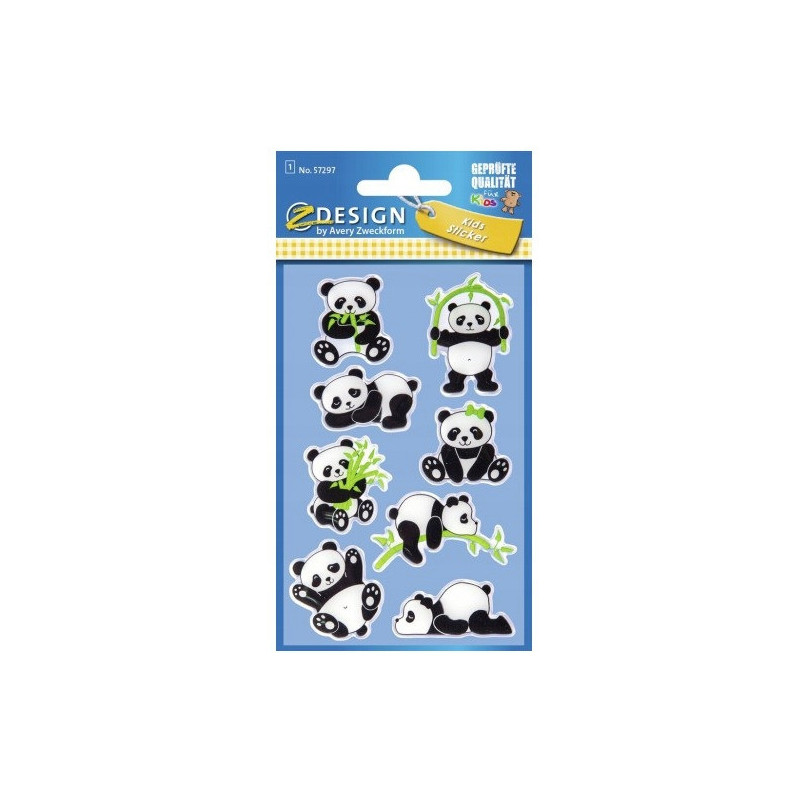 Naklejki dla dzieci 3D PANDY 57297 Z-DESIGN AVERY ZWECKFORM