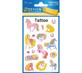 Naklejki tatuaże dla dzieci KONIKI 56681 Z-DESIGN KIDS TATTOO AVERY ZWECKFORM