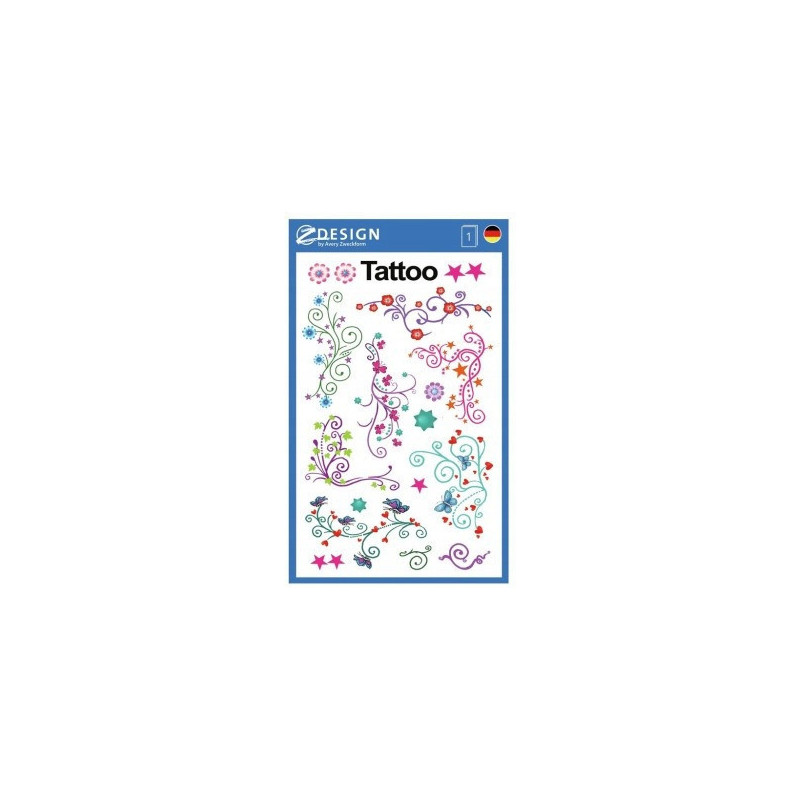 Naklejki tatuaże dla dzieci ORNAMENTY 56749 Z-DESIGN KIDS TATTOO AVERY ZWECKFORM