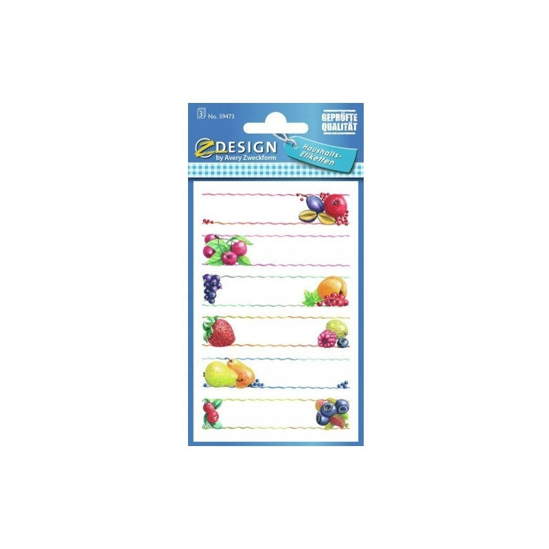 Naklejki spiżarniane na przetwory 59473 ZDESIGN AVERY ZWECKFORM