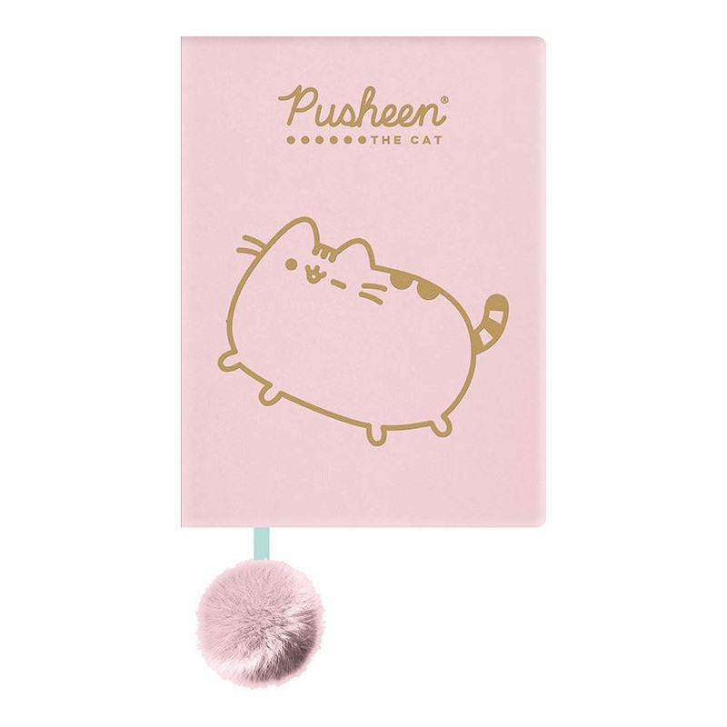 Notes pluszowy Notatnik A5 96 kartek w linie PUSHEEN St.Majewski