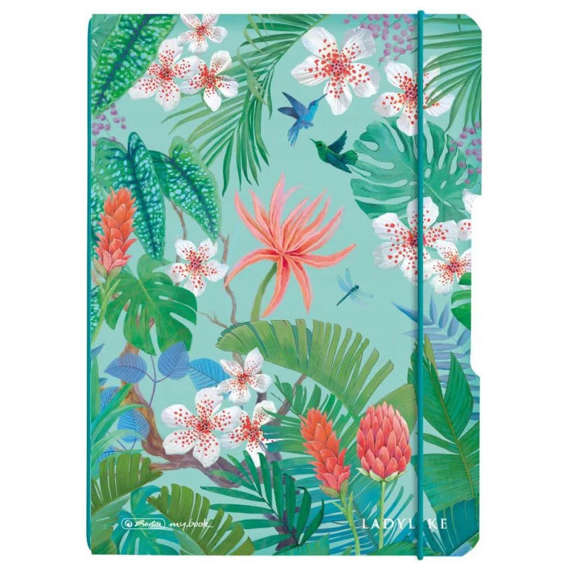 Notatnik Flex A5 40 kartek w kropki Notes Ladylike Jungle 50044283 HERLITZ